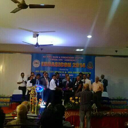 EROASICON Best Paper Award (Prof. S. Vittal)
